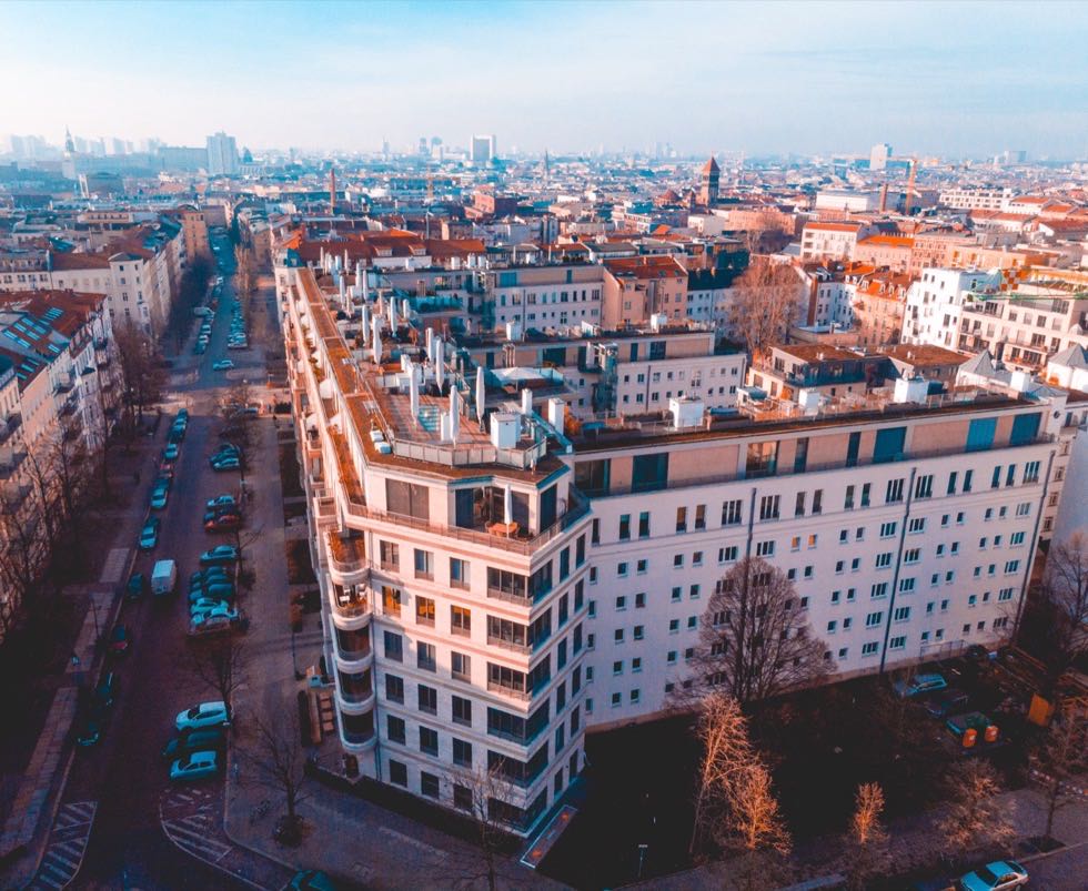 Moderne Wohngebäude in München